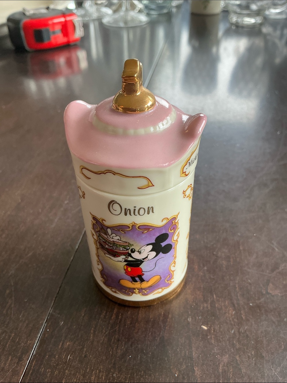 LENOX Vintage Disney Spice Jar Collection 1995 Mickey Mouse